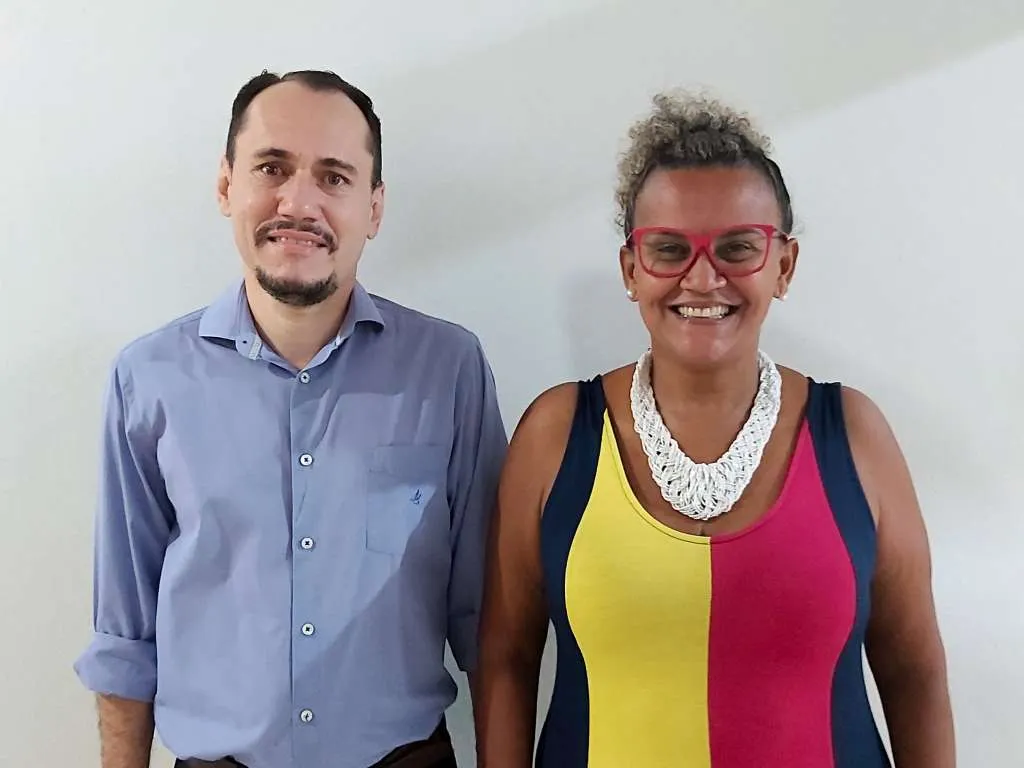 Vereador Abilio Vaneli e Vereadora Marly Nogueira, responsáveis pela indicação. Foto: Assessoria.