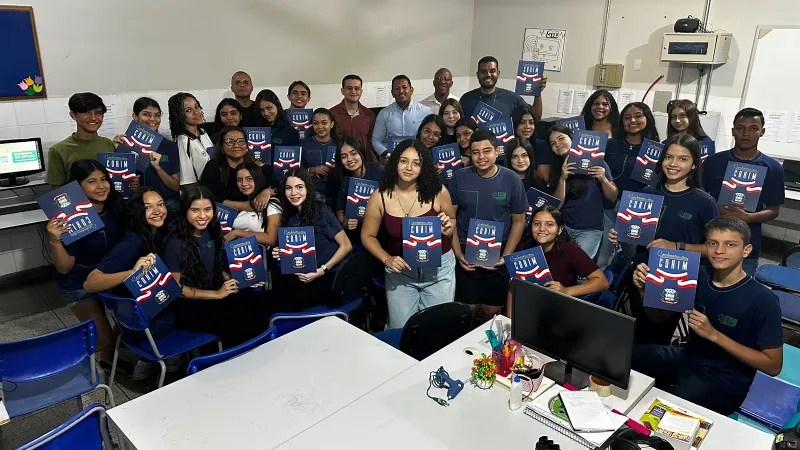 Alunos da escola Viriato Bandeira